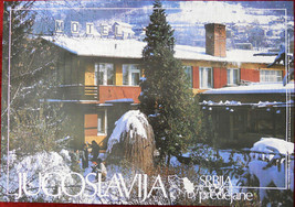 Original Poster Serbia Predejane Leskovac Jablanica Motel Snow 1984 Yugoslavia - £23.98 GBP