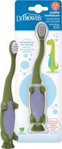 Toddler Toothbrush, Dinosaur, Green, 1-Pack - $10.67
