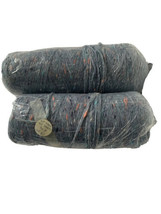 Melrose Cravenella Yarn lot 2 heather blue wool rayon fingering 3 strand 10.8 oz - £11.64 GBP