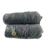Melrose Cravenella Yarn lot 2 heather blue wool rayon fingering 3 strand... - $14.84