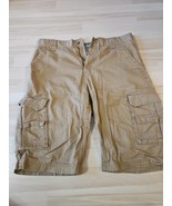 M.O. Seven Standard Fit Cargo Shorts, Khaki/Beige, Men&#39;s Size 34 Waist - $34.25 CAD