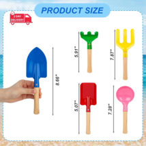 5PCS Kids Gardening Tools, Safe Beach Sand Toys Equipment - $43.45