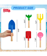 5PCS Kids Gardening Tools, Safe Beach Sand Toys Equipment - £34.22 GBP