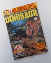 SEALED! Vintage 1993 3-D Holographic DINOSAUR Magazine w/ Jurassic Park History - £11.99 GBP