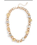 natasha crystal link gold necklace - €42,91 EUR