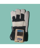 Blue Hawk Leather Palm Winter Gloves Size L Multi Purpose Posi Therm Ins... - $16.49