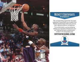 Cliff Robinson signed Phoenix Suns basketball 8x10 photo Beckett COA,autographed - £79.12 GBP