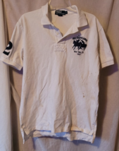 VTG? Men's Polo by Ralph Lauren Shirt Size Large White Short Sleeve Well... - $9.99