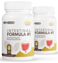 2 Pack Intestinal Formula #1, promotes regular bowel movements-60 Capule... - $71.27