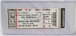 Rick Springfield - Original 2015 Unused Whole Full Concert Ticket - £7.82 GBP