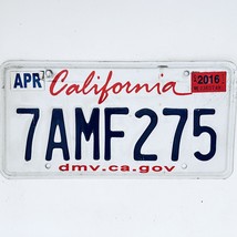 2016 United States California Lipstick Passenger License Plate 7AMF275 - £14.06 GBP