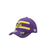 New Era Minnesota Vikings 3930 OF 2018 SB LIII Flex Fitted Hat Purple M/... - £24.37 GBP