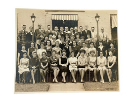Vintage Group Work Company Photograph Glenmar Studios New York 8 x 10 1950&#39;s - £19.18 GBP