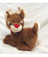 VINTAGE Applause RUDOLPH THE RED NOSED REINDEER 6&quot; Plush STUFFED ANIMAL Toy - $19.80