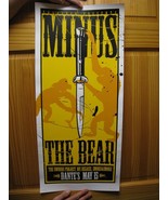 Minus The Ours Affiche Concert Signé Et Numéroté - $304.63 CAD
