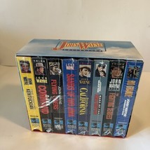 John Wayne Collection of 8 VHS Movies 1994 Plastic Off NEW SEALED!! - £20.59 GBP