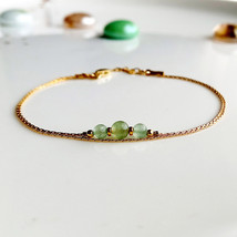 Green aventurine bracelet,prosperity bracelet for women,mala green jewelry,heali - £28.10 GBP