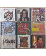 Country Holiday Christmas CD Lot of 9 Vince Gill Let There Be Peace On E... - £19.54 GBP