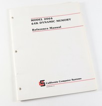 Vintage CCS California Computer Systems Model 2066 64K Dynamic Memory Ma... - £17.91 GBP