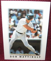 1988 Topps Major League Leaders Mini #27 Don Mattingly New York Yankees - £3.60 GBP