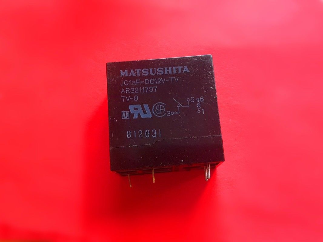 JC1aF-DC12V-TV, 12VDC Relay, MITSUSHITA Brand New!!