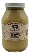 Amish Sugar Free Apple Sauce - 32 Oz Quart 1, 3, 6 &amp; 12 Lot Fresh Homemade Usa - £9.27 GBP+