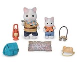 EPOCH Sylvanian Families Doll/Furniture Set Latte Cat Siblings Toy Dollh... - $26.09