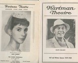 4 Hartman Theatre Programs Columbus OH Ralph Bellamy Julie Harris Farley... - £21.80 GBP