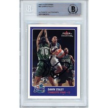 Dawn Staley Charlotte Sting Signed 2001 Fleer Beckett Autograph BGS On-Card Auto - $83.28