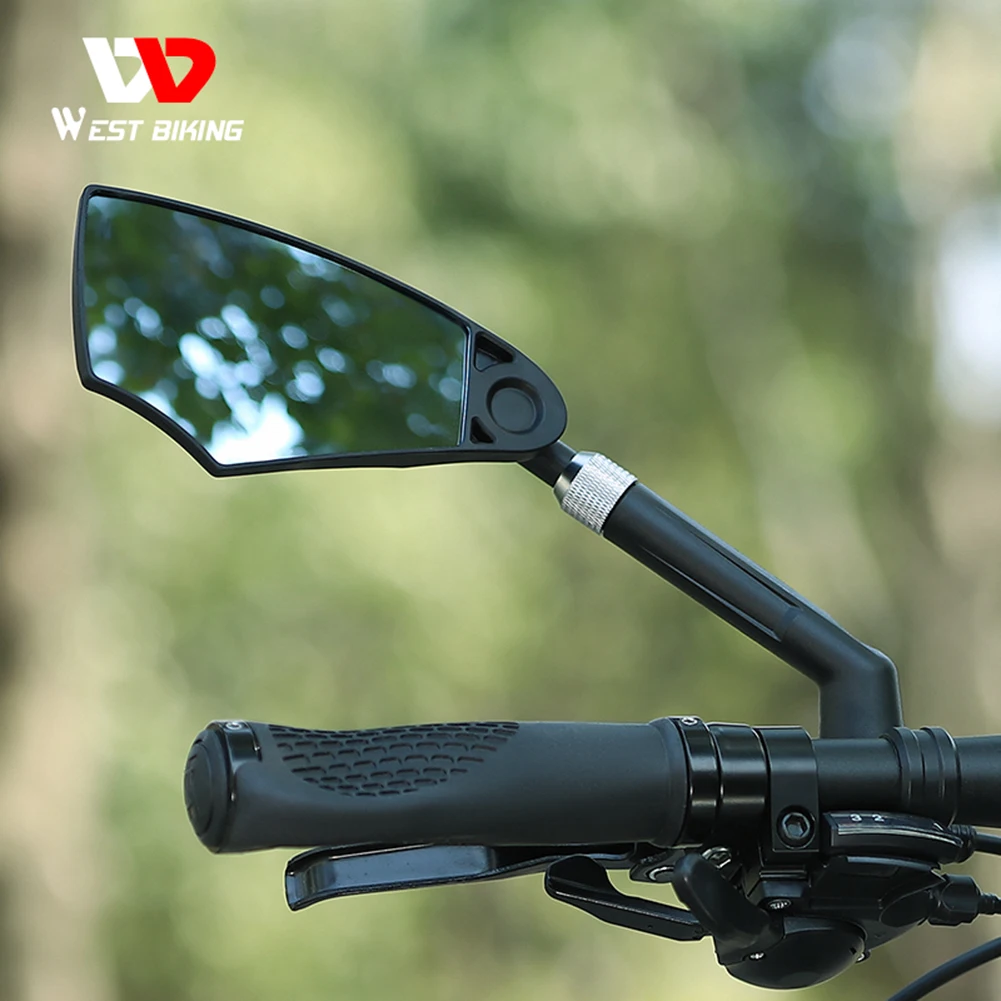 WEST BIKING Bicycle Rearview Mirror Universal Wide-Range 360° Adjustable Mirror - £16.15 GBP+