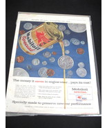 Vintage Mobiloil Special Motor Oil Color Advertisement - 1950&#39;s Mobil Oi... - $17.81 CAD
