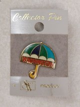 Washington Umbrella Vintage Enamel Pin Rainy Pacific Northwest Smith-Western Co. - £11.52 GBP