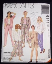 McCall&#39;s Petite-Able Pattern 6141 Misses Top Split Skirt Pants Size G 20 22 24 - £5.11 GBP