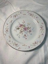 Home Styles Fine China Pink Floral Gold Trim Dessert Plate Made in China - £5.45 GBP