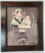 Framed Charles Wysocki 21x26 Mother &amp; Daughter Print Jerry Schultz Rare ... - $98.99