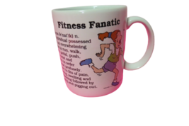 Mugz By Ganz Fitness Fanatic Ceramic Coffee Tea Mug 8 Oz In Original Box - £11.86 GBP