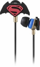 NEW DC Batman V Superman Earbud Headphones w/ Storage Pouch Black Univer... - £5.97 GBP