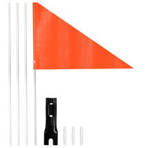 Anely 6Ft Bike Safety Flag with Fiberglass Pole - Bicycle Trailer Safety... - £6.70 GBP