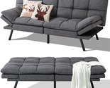 Adjustable Living Room, Convertible Futon Couch Bed, Memory Foam Modern ... - £403.01 GBP