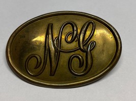 CIRCA 1870-1890, CARTRIDGE BOX PLATE, NYNG, FOR FRAZIER M1872 CARTRIDGE BOX - $44.55