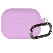 for Airpods Pro Mercury Rubber Silicone Case Cover W/Carabiner Clip PINK PURPLE - £4.68 GBP