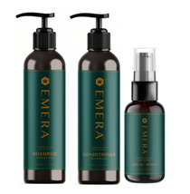 Emera Nourishing Shampoo, Conditioner and Serum Trio by Earthly Body - £38.65 GBP