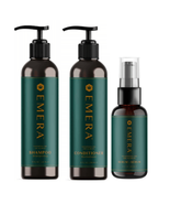 Emera Nourishing Shampoo, Conditioner and Serum Trio by Earthly Body - $68.23 CAD