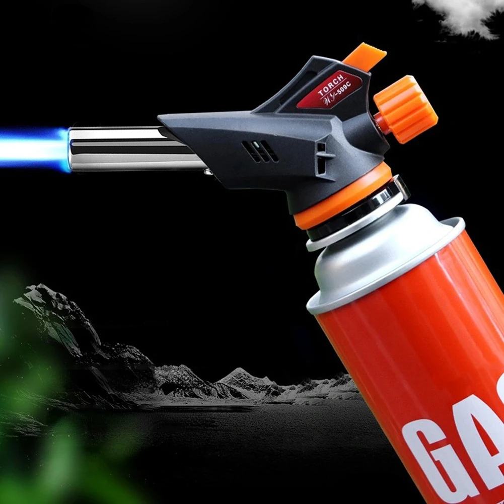 Household Cassette Spray Gun Flamethrower Baking Tool Welding Torch Outdoor - £17.20 GBP
