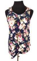 Star Vixen Sleeveless Blouse Women&#39;s Size Multicolor Floral Pullover &quot;Ne... - £15.39 GBP