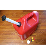 BLITZ #50833 Brand New Gas Can 5 Gallon 18.9L JUG SPOUT COLLAR STOPPER CAP VENTS - $66.49