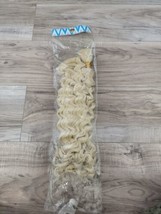 Synthetic Curl Crochet Hair Extension for Women Curly Blonde Braids - £7.53 GBP
