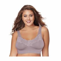 JUST MY SIZE Bras 2-Pack Pure Comfort Lace Full-Figure Wire-Free Bra 127... - $19.99