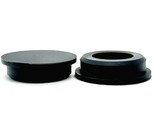 1&quot; Rubber Hole Plugs Black Silicon Push In Compression Stem 1 1/4&quot; Top P... - £7.81 GBP