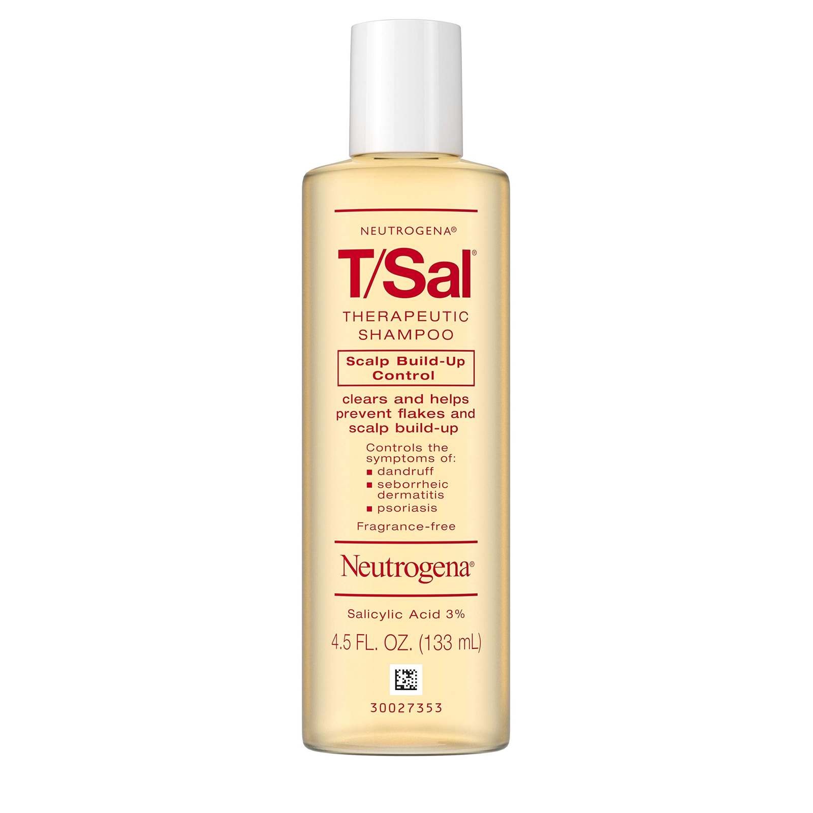 Neutrogena T/Sal Therapeutic Shampoo for Scalp Build-Up Control with Salicylic